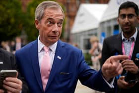 Nigel Farage is said to be considering appearing on a second reality TV show, Channel 4's 'Banged Up: Stars Behind Bars'. Photo by Getty.