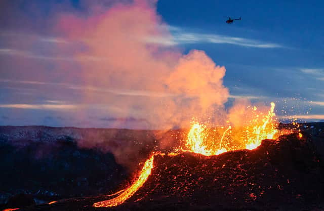 The Foreign Office has issued a warning over travelling to Iceland as it is 'increasingly possible' a volcanic eruption could occur. (Photo: AFP via Getty Images)