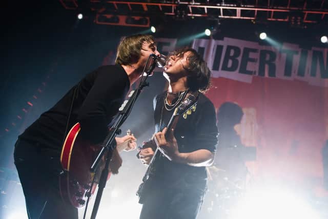 Doherty and Carl Barat of The Libertines perform live in 2010 (Photo: Ian Gavan/Getty Images)