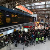 Rail services to Gatwick Airport are facing disruption with delays on both the London Underground and National Rail services. (Photo: AFP via Getty Images)