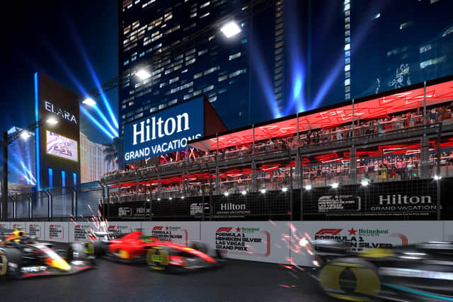 The inaugural Las Vegas GP takes place this weekend, but in the lead up to the debut race, Las Vegas is turning on the charm throughout the week with music performances and a gala opening ceremony (Credit: Formula 1)