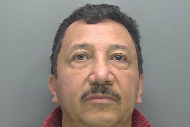 Hernando Ferraro-Cordoba, 61, is back in prison after breaching a court order. 