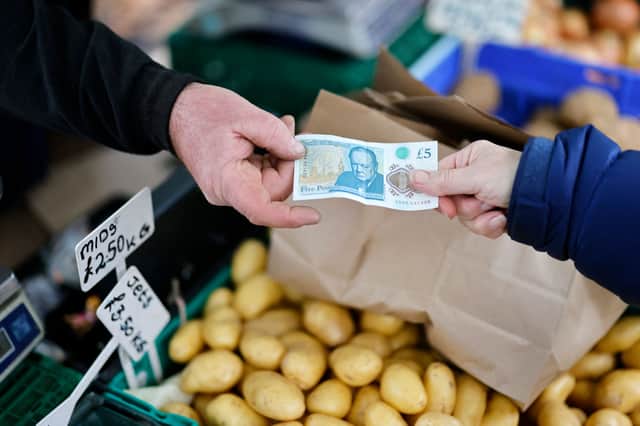 The UK's CPI inflation rate has dropped to 4.6% - its lowest point in two years - with the government meeting its target to get inflation under 5.3% by the end of 2023. (Credit: AFP via Getty Images)