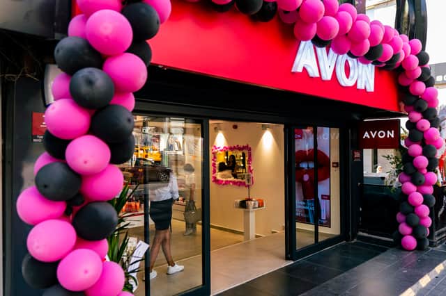 Global beauty brand Avon is set to launch its first UK physical stores. Pictured is one of the stores that it has already launched in Turkey. Photo credit should read: Avon/PA Wire.