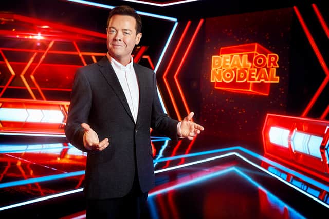 Stephen Mulhern presents the Deal or No Deal reboot, airing on ITV on November 20
