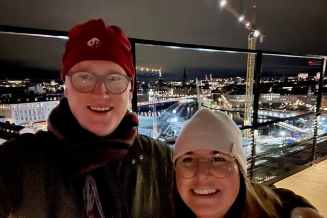 Tim and Clare Nye on their coffee expedition in Stockholm