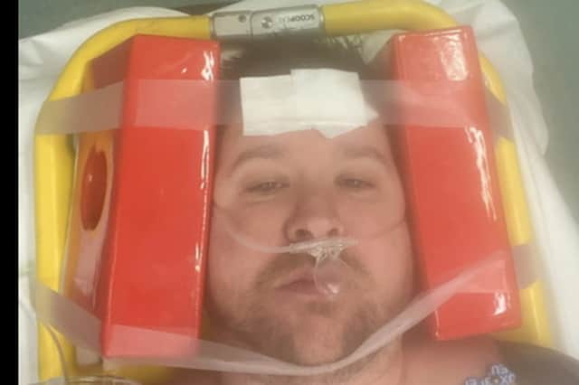 Matthew Arnold, seriously injured in a crash caused by a drink driver travelling the wrong way up the A1, has revealed the life-changing impact the incident has had on his family. Picture: Matthew Arnold / Irwin Mitchell