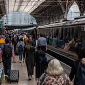 December's train services are set to be disrupted after train drivers' union Aslef announced a series of rolling one-day strikes. (Credit: Getty images)