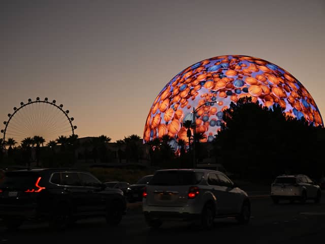 The MSG (Madison Square Garden) Sphere in Las Vegas (AFP via Getty Images)