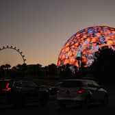 The MSG (Madison Square Garden) Sphere in Las Vegas (AFP via Getty Images)