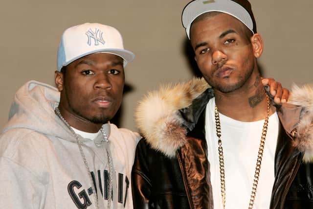 Rappers 50 Cent and The Game
