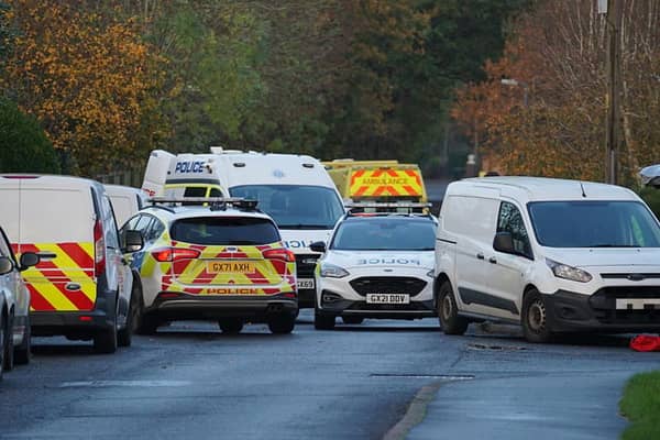 There is a heavy police presence in Hailsham today and officers have appealed for witnesses to come forward as they launch a murder investigation
