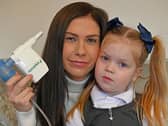 Louise Baldwin's four-year-old daughter, Lainey McDaid, has cystic fibrosis.