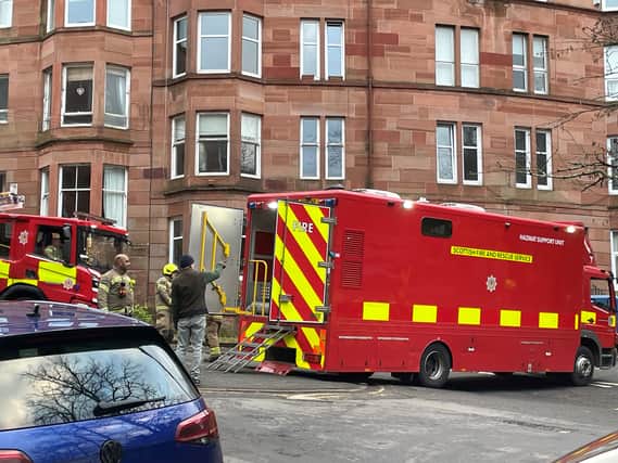 Fire engines, police and a hazmat support unit cordoned off areas after a white powder was found on pavements near a primary school. (Photo: PA/PA Wire)