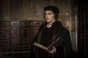 Mark Rylance as Thomas Cromwell in "Wolf Hall" series one (Credit: BBC)