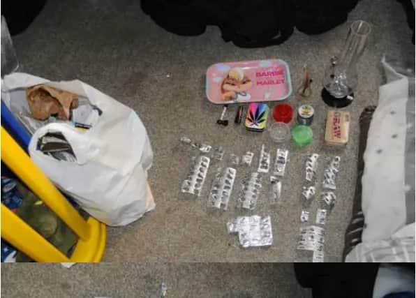 Drugs recovered from the home of Reece Kelly and Georgia Wright. 
