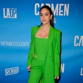 Actress Melissa Barrera has allegedly been 'fired' from her role in the film Scream 7 over comments she made about Israel-Palestine. Photo by Getty Images.