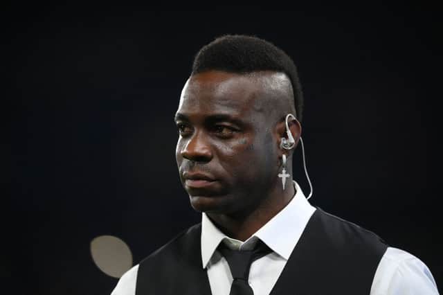 Former Manchester City and Liverpool striker Mario Balotelli has been involved in a car accident in Italy. Photograph by Getty