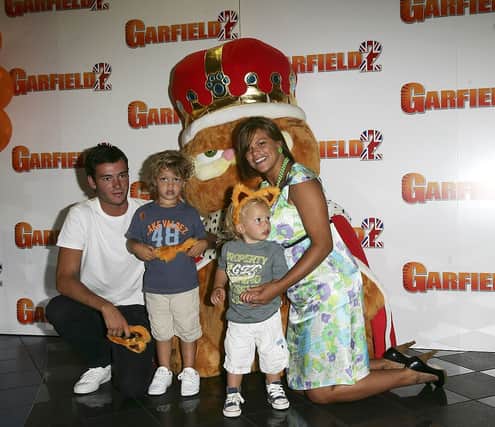 The late Jade Goody with Jack Tweed and sons Bobby and Freddie. Photograph by Getty