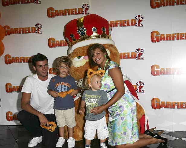 The late Jade Goody with Jack Tweed and sons Bobby and Freddie. Photograph by Getty