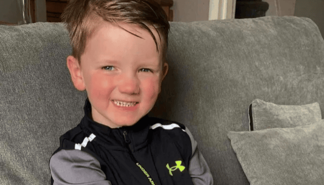 Five-year-old Kelan has died while on holiday in Egypt. 