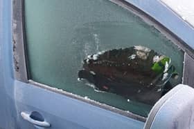 Police Scotland has issued a warning after a man was banned from driving and fined £500 over frozen windscreen and windows. 
