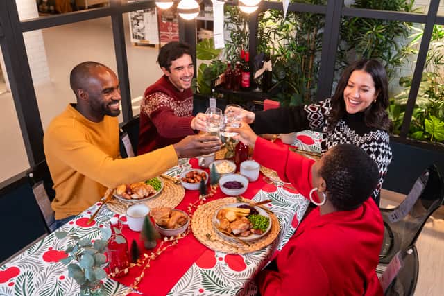 IKEA is offering customers the chance to book out one of its showrooms and enjoy a free two-course Christmas dinner