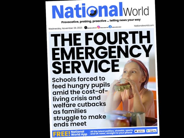 Schools have been described as the fourth emergency service as hungry children are sent to class as a matter of routine and support systems crumble