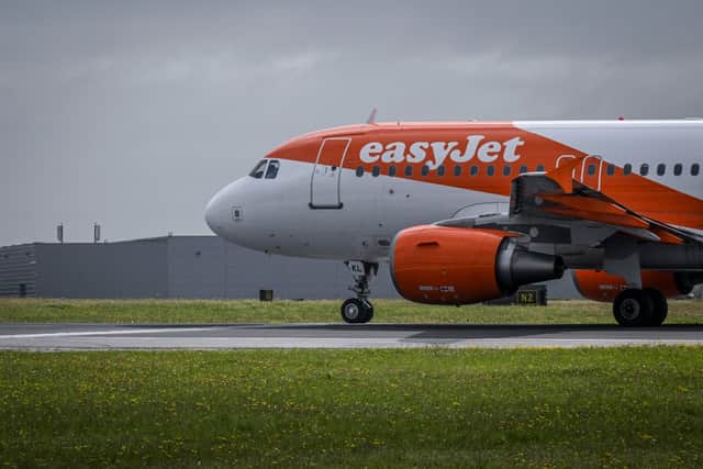 EasyJet has announced a boost to profits after a record summer - despite Israel-Hamas war grounding 4% of its flying programme. (Photo: AFP via Getty Images)