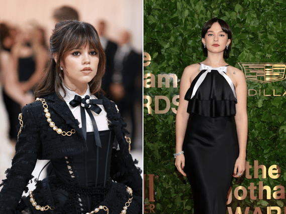 [L-R] Jenna Ortega and Cailee Spaeny have both been included in Forbes 30 Under 30 2024 celebrities list - who else joined them? (Credit: Getty Images)