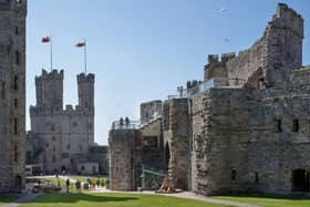 A £5 million conservation and development project has granted visitors access to areas of the medieval gatehouse at Caernarfon Castle (Buttress)