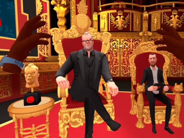 Taskmaster VR is an upcoming virtual reality game based on the Taskmaster TV series