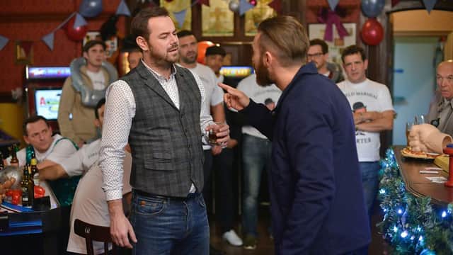 Mick Carter and Dean Wicks lock horns on Christmas Day