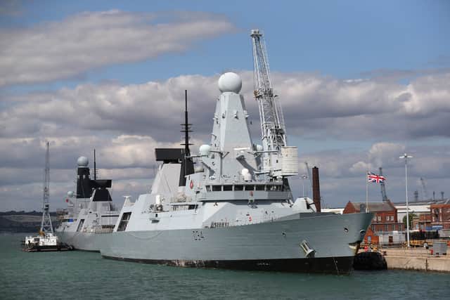 Royal Navy warship HMS Diamond will join HMS Lancaster in the Gulf to "bolster" the UK's presence in the Middle East. (Photo: Getty Images)