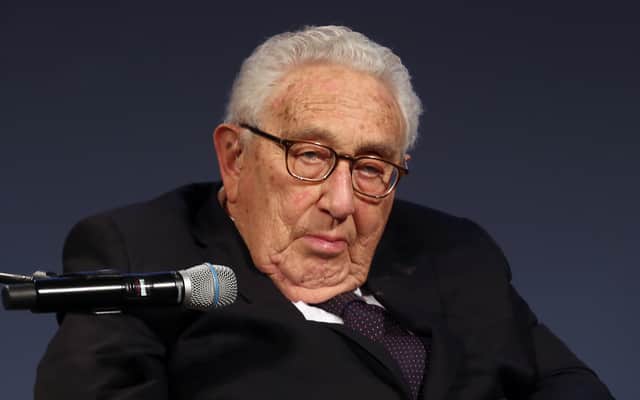 Henry Kissinger, former US Secretary of State who had huge influence over policy during the Cold War has died aged 100. (Credit: Getty Images)
