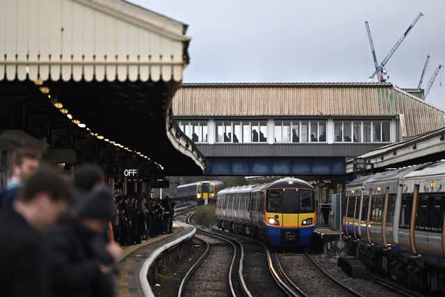 A number of strikes will be taking place throughout December by train drivers causing disruption over the Christmas period. (Photo: AFP via Getty Images)