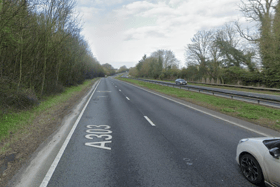 Emergency services were called to a road traffic collision involving an overturned car near Thruxton Aerodrome, between Amesbury and Andover on the A303 on Friday morning. 
