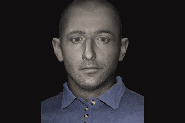 A new image has been released of the deceased person found in Micheldever, Hampshire in 2017. New scientific developments have led to a renewed appeal by police (Credit: Hampshire Police)