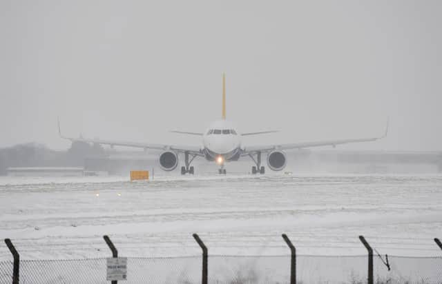 Glasgow Airport has resumed its operations after several flights were cancelled this morning due to "heavier than forecast snow". (Photo: Getty Images)