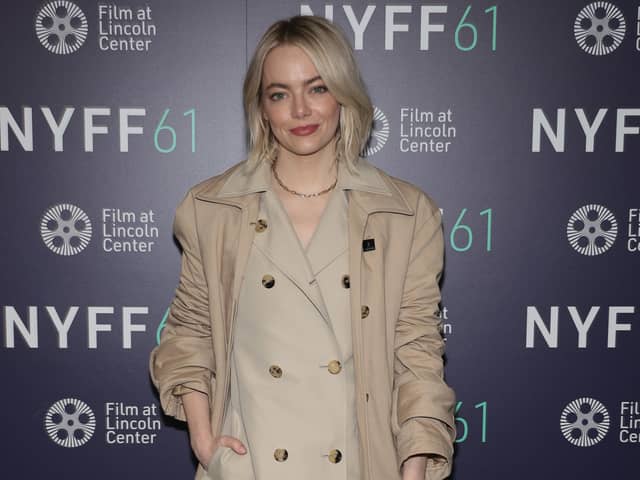 Emma Stone attends Bleat during the 61st New York Film Festival at Alice Tully Hall, Lincoln Center in New York City in October (Photo by Dimitrios Kambouris/Getty Images for FLC)