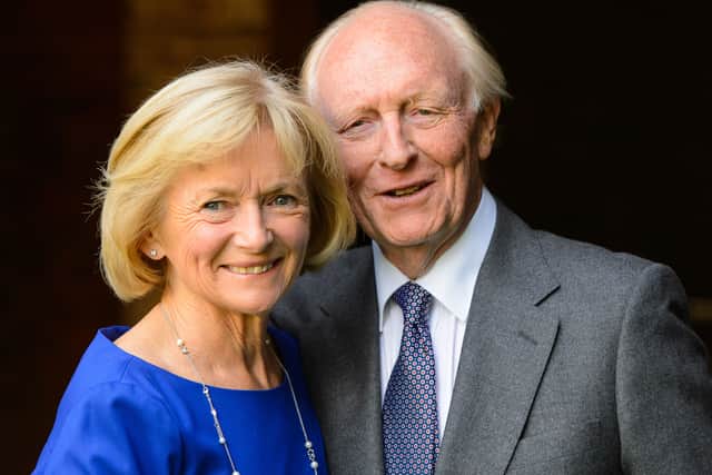 Lord Kinnock and his wife Glenys arriving at the Labour Summer Party at the Roundhouse, in Camden London. Baroness Glenys Kinnock of Holyhead, a former minister, MEP and wife of ex-Labour leader Lord Kinnock, died peacefully in her sleep on Sunday, her family said in a statement. Issue date: Sunday December 3, 2023. (Credit: Dominic Lipinski/PA Wire)