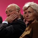 Former Labour leader Neil Kinnock and Baroness Glenys Kinnock listen to a question and answer session entitled 'Rebuilding for the Future' on the fourth day of the Labour party conference on September 29, 2010 in Manchester, England. David Miliband, the brother of Labour leader Ed Miliband, has until 5pm today to decide whether to put himself forward for a role in the shadow Cabinet.  (Photo by Oli Scarff/Getty Images)