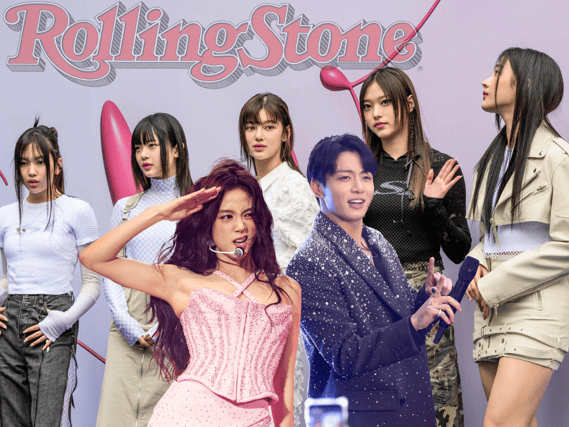 Jisoo, Jungkook and NewJeans all had entries in Rolling Stone's "100 Best Songs of 2023" list (Credit: Getty Images/Rolling Stone)