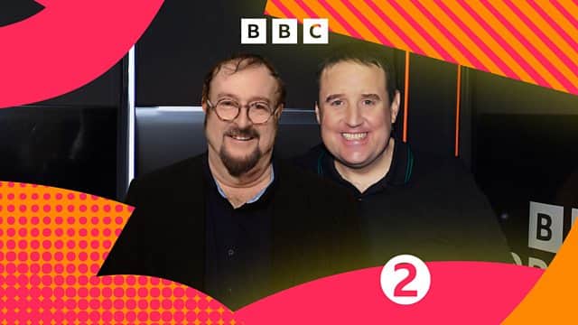 Peter Kay will be joining Steve Wright this morning on BBC Radio 2 for a Christmas special, also discussing his third memoir in the process (Credit: BBC)