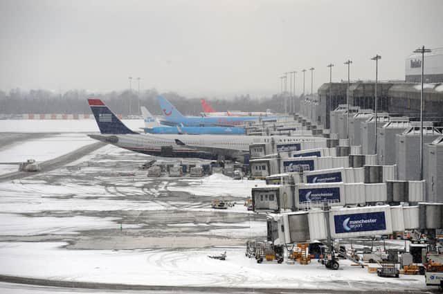 East Midlands Airport announced its runway was "temporarily closed" at the weekend due to snow. (Photo: AFP via Getty Images)