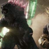 Godzilla and King Kong team up, we think, to take on a new series of Titans in the upcoming MonsterVerse title, "Godzilla X Kong: The New Empire" (Credit: Legendary Pictures/Warner Bros.)