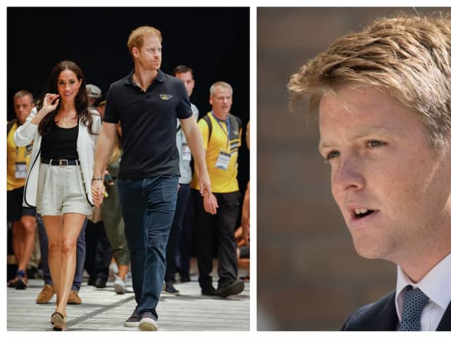 Prince Harry and Meghan Markle have reportedly not been invited to the Duke of Westminster's wedding next summer. Pictures: Getty