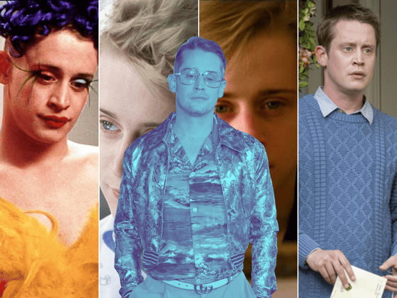 What did Macaulay Culkin's acting career as an adult entailed - and how different were his roles compared to "The Good Son" or "The Pagemaster"? (Credit: Getty/MGM/Sonic Youth/HBO)