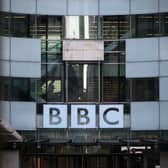 The BBC logo is seen at BBC Broadcasting House, London (Leon Neal/Getty Images)