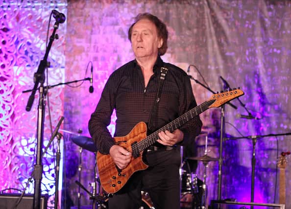 Denny Laine, lead singer of the Moody Blues and a guitarist with Paul McCartney's band Wings, died at the age of 79.